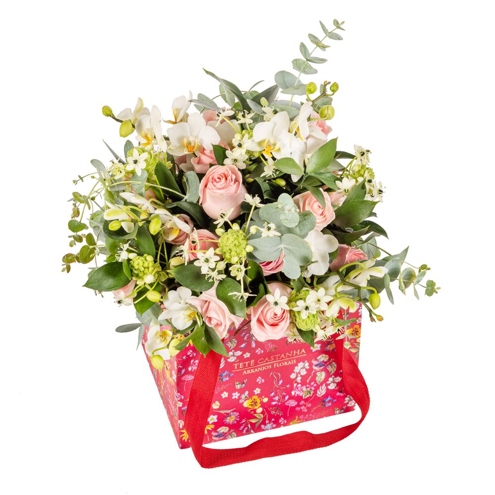 Arranjo Kew Garden Bag Soft Colors tetecastanha