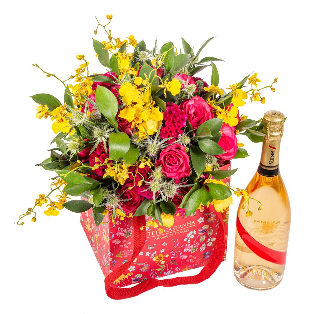 Arranjo Kew Garden Bag MUMM tetecastanha