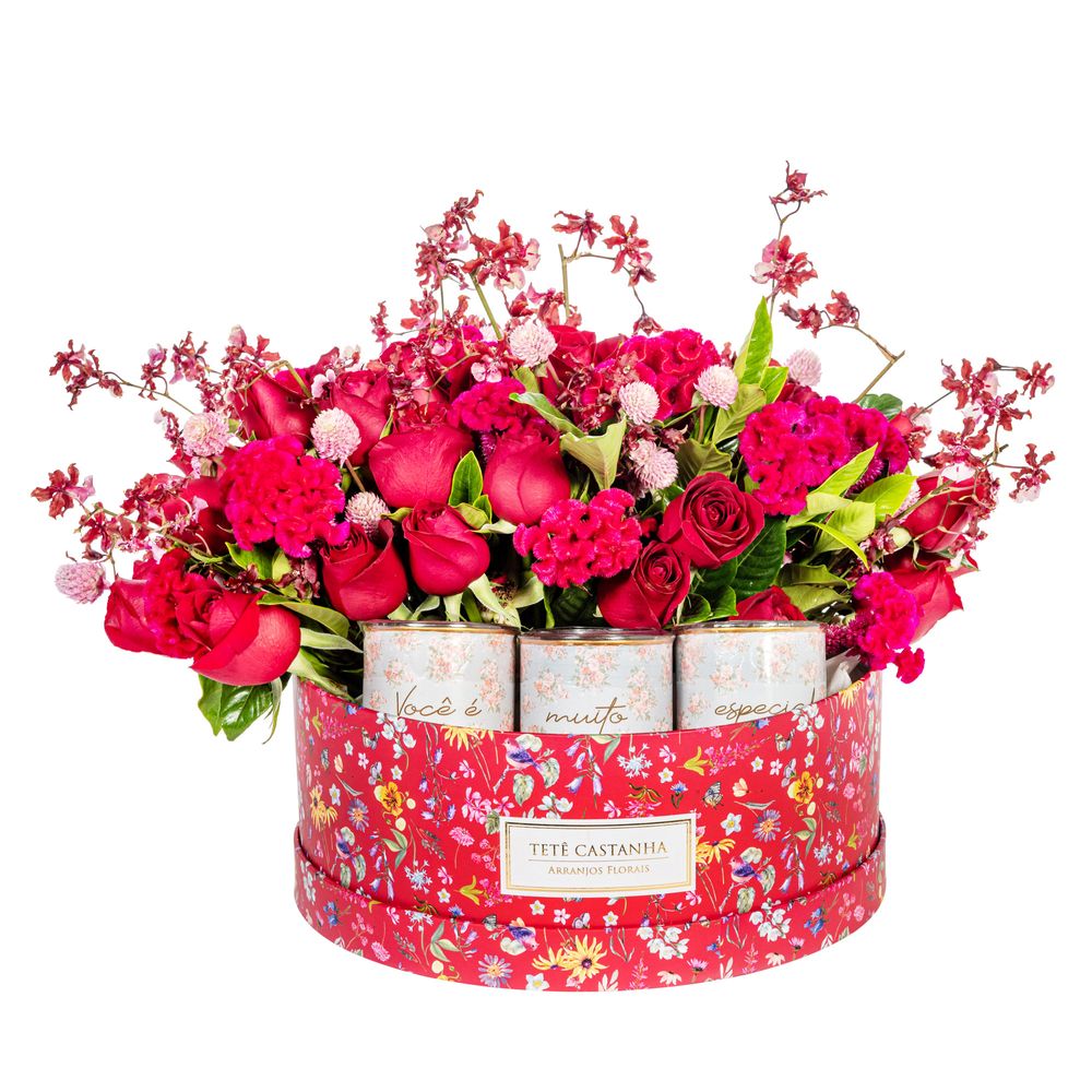 Arranjo Kensington Candy tetecastanha